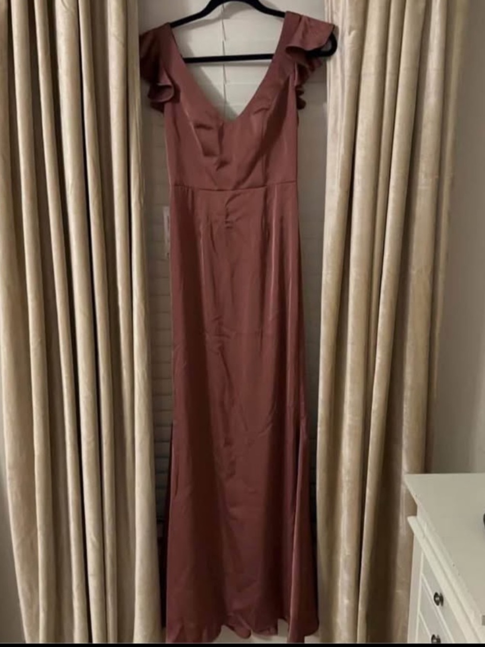 Azazie Vero Satin Amethyst NWT - Picture 3 of 7